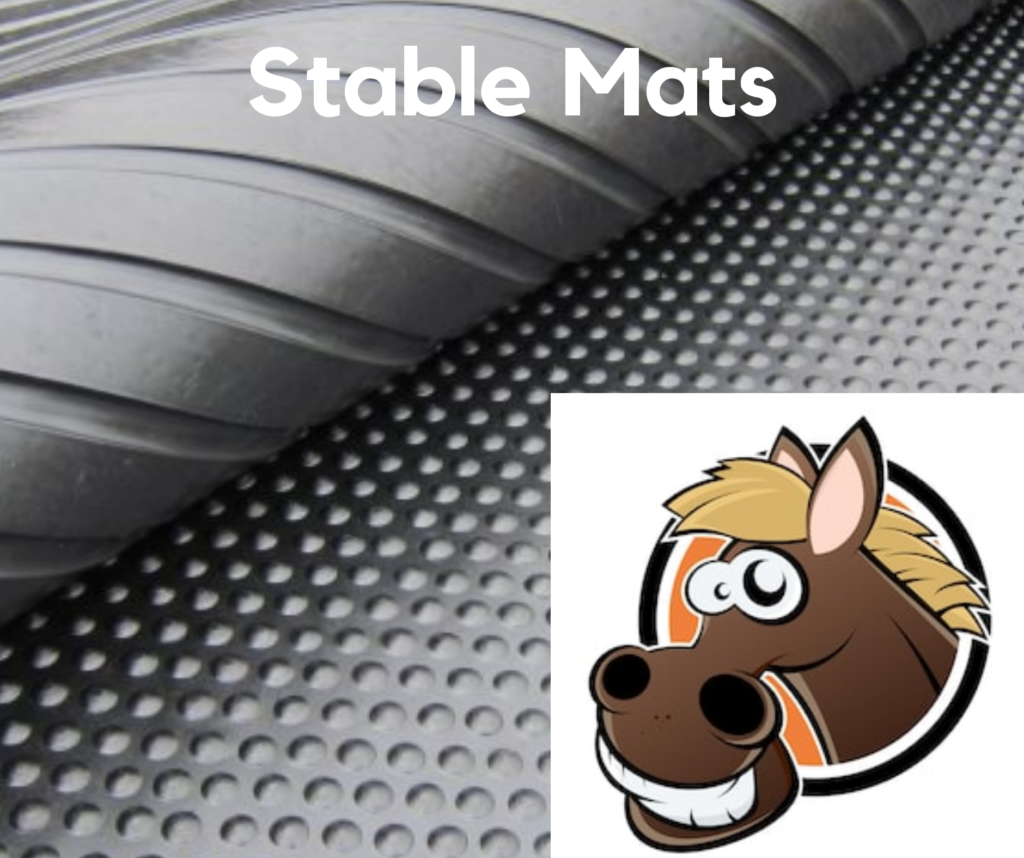 17mm 1.83m (6ft) x 1.22m (4ft) Stud Dot Rubber Stable Mats Stable