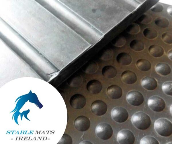 Rubber horse stable mats