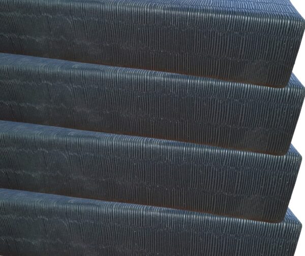 Judo Mat - 1m x 1m x 40mm Black Tatami - Image 2