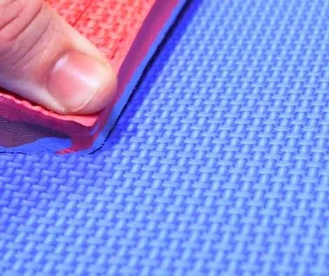 20mm Parlour Pit Mats Red/Blue 1m x 1m - Image 6