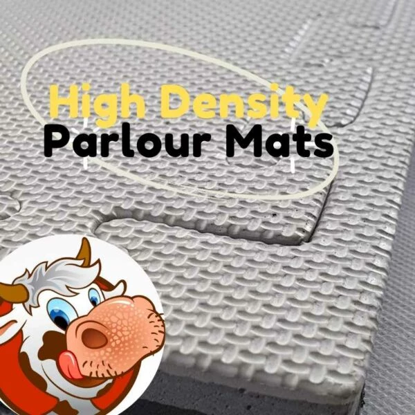 Parlour Pit Mats 20mm Grey Black Reversible