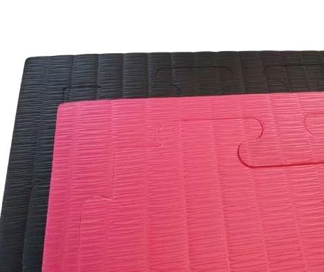 40mm Parlour Pit Mats Red/Black 1m x 1m - Image 3