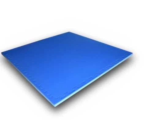 Solid Blue Parlour Mats