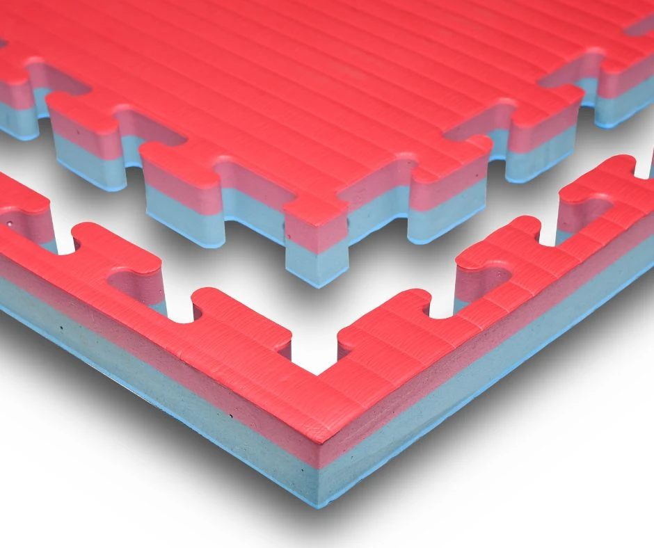 40mm Parlour Pit Mats Red/Blue 1m x 1m - Image 9