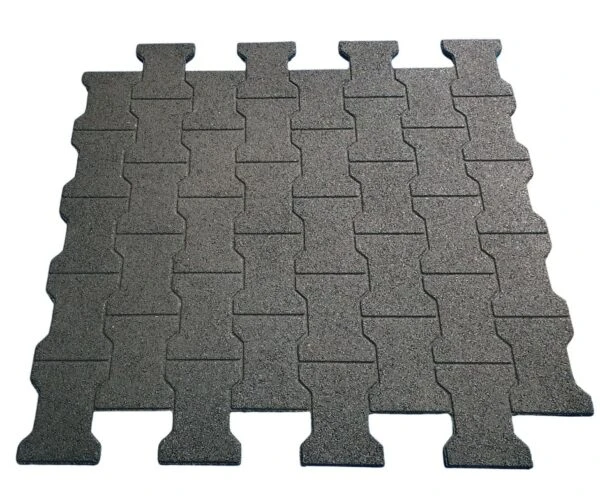 Outdoor rubber playground flooring