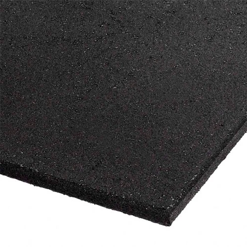 Rubber Black Gym Mats Weight Training 1m x 1m x 20mm - Image 5